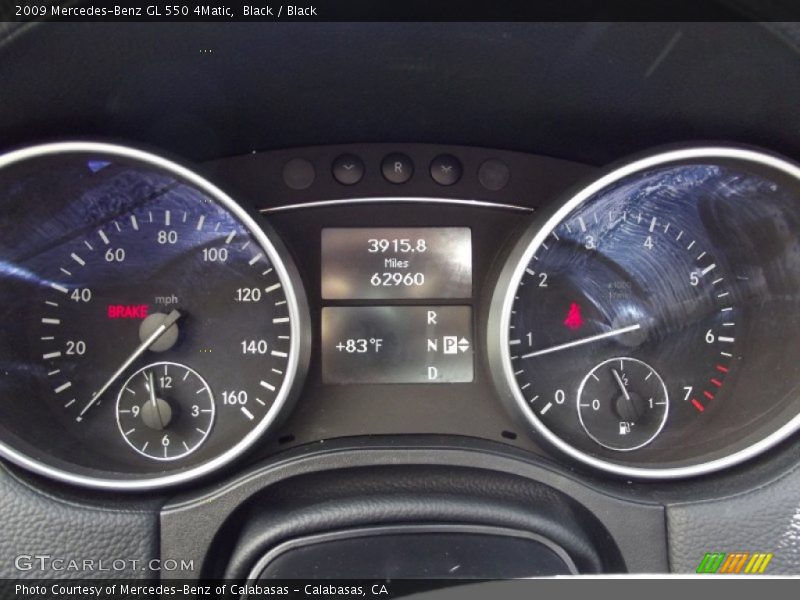 Black / Black 2009 Mercedes-Benz GL 550 4Matic