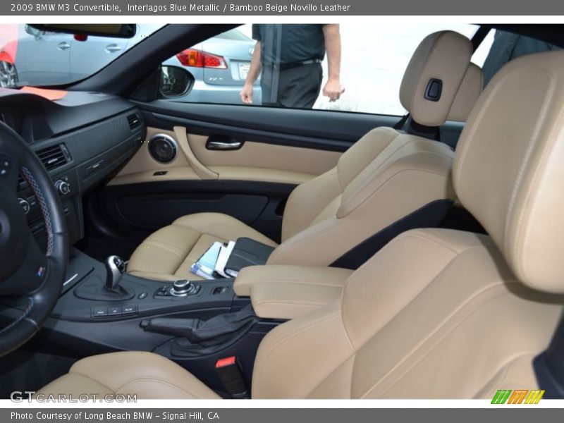 Interlagos Blue Metallic / Bamboo Beige Novillo Leather 2009 BMW M3 Convertible