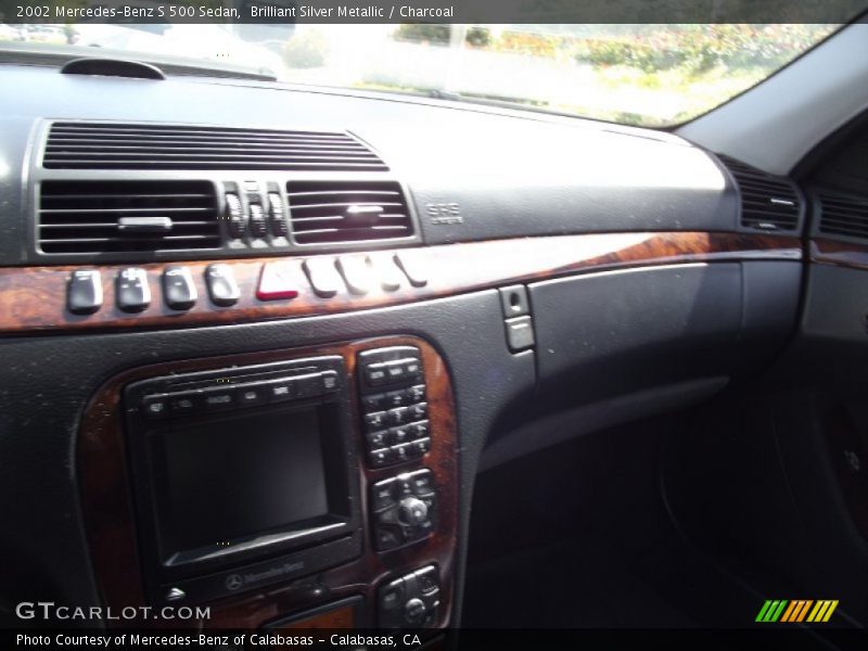Brilliant Silver Metallic / Charcoal 2002 Mercedes-Benz S 500 Sedan