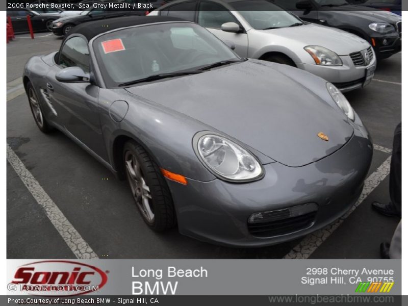 Seal Grey Metallic / Black 2006 Porsche Boxster