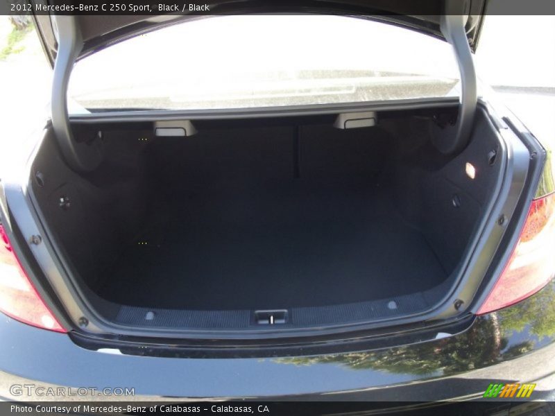 Black / Black 2012 Mercedes-Benz C 250 Sport