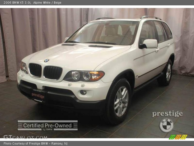 Alpine White / Beige 2006 BMW X5 3.0i