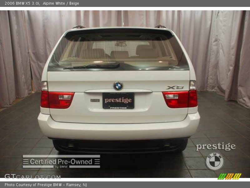 Alpine White / Beige 2006 BMW X5 3.0i