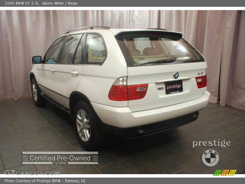 Alpine White / Beige 2006 BMW X5 3.0i