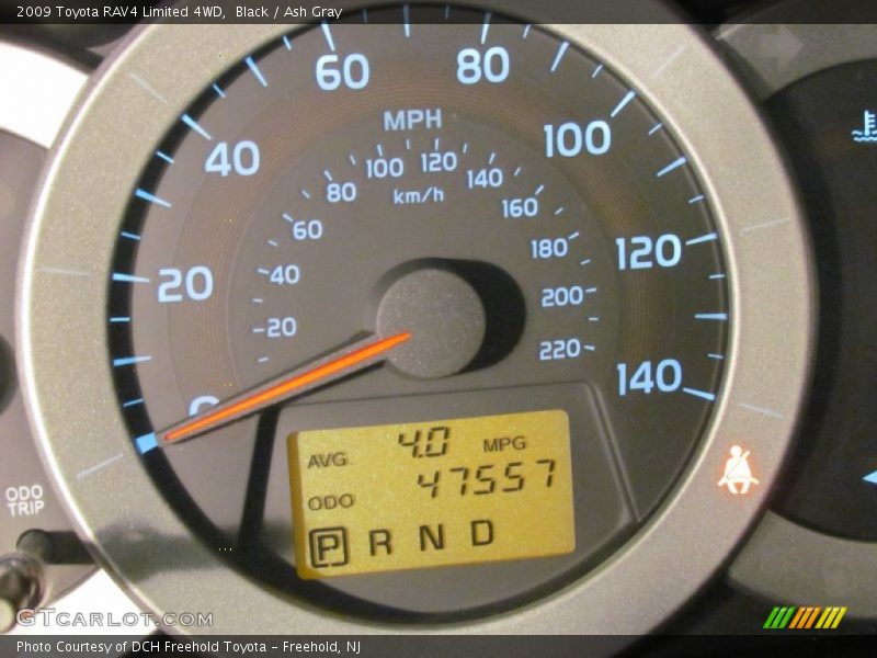 Black / Ash Gray 2009 Toyota RAV4 Limited 4WD