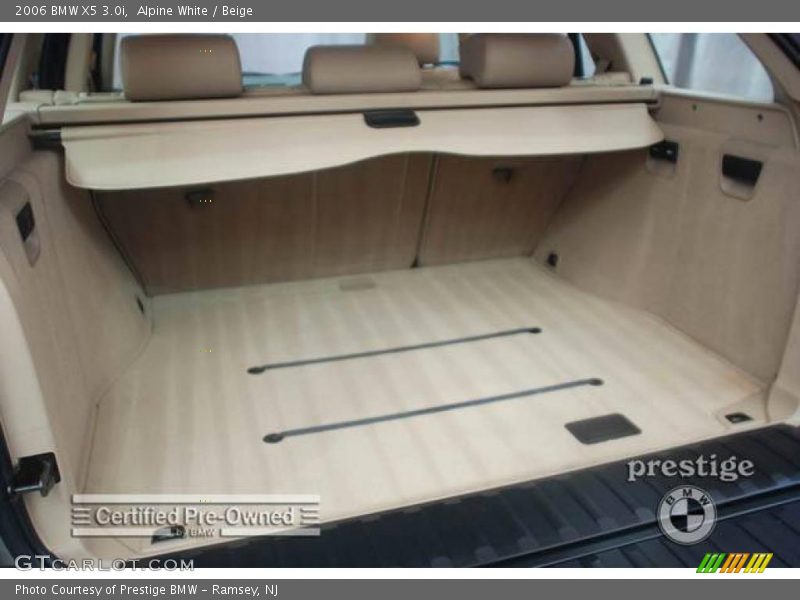Alpine White / Beige 2006 BMW X5 3.0i