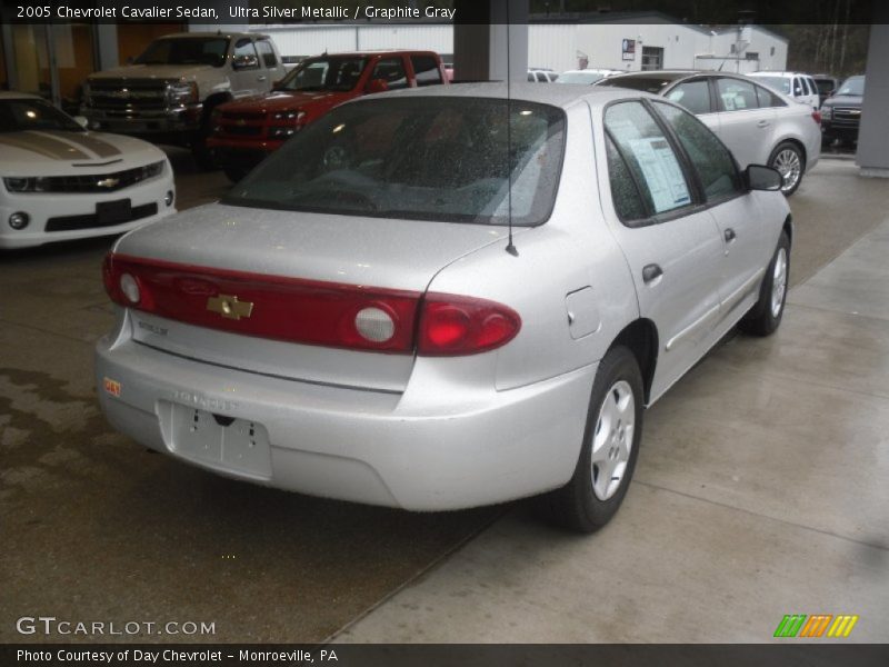 Ultra Silver Metallic / Graphite Gray 2005 Chevrolet Cavalier Sedan