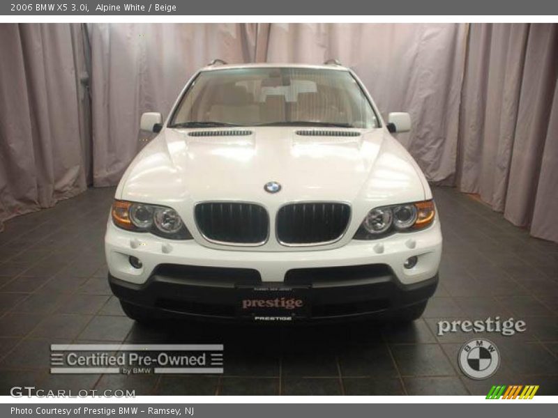 Alpine White / Beige 2006 BMW X5 3.0i