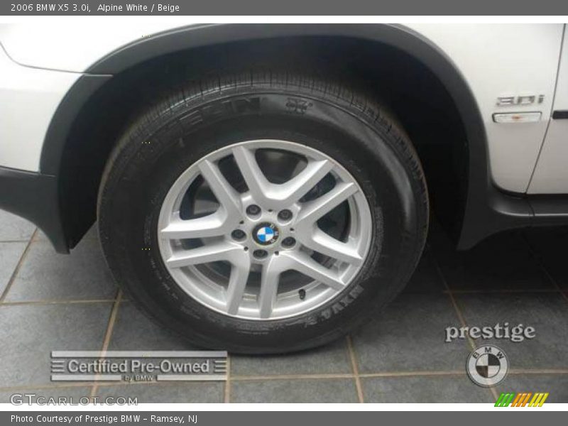 Alpine White / Beige 2006 BMW X5 3.0i