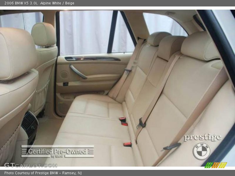 Alpine White / Beige 2006 BMW X5 3.0i
