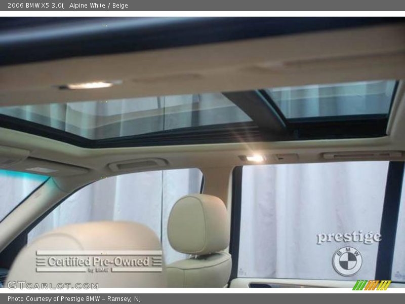 Alpine White / Beige 2006 BMW X5 3.0i