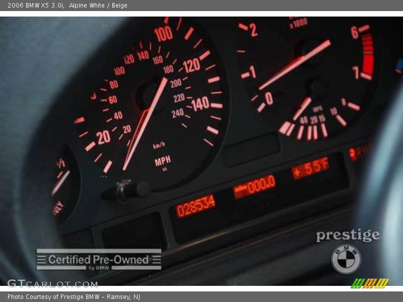 Alpine White / Beige 2006 BMW X5 3.0i