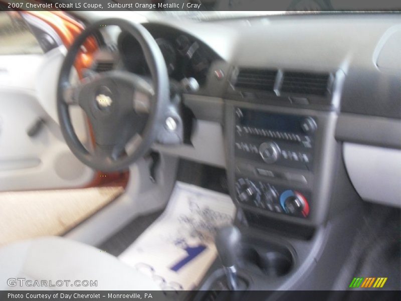 Sunburst Orange Metallic / Gray 2007 Chevrolet Cobalt LS Coupe