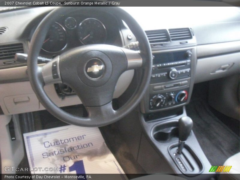 Sunburst Orange Metallic / Gray 2007 Chevrolet Cobalt LS Coupe