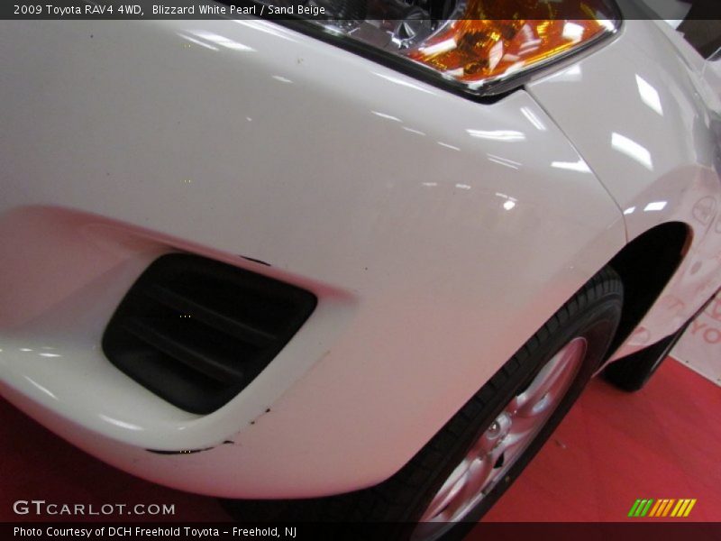 Blizzard White Pearl / Sand Beige 2009 Toyota RAV4 4WD