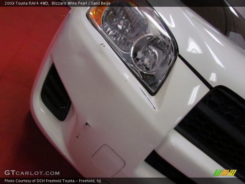 Blizzard White Pearl / Sand Beige 2009 Toyota RAV4 4WD