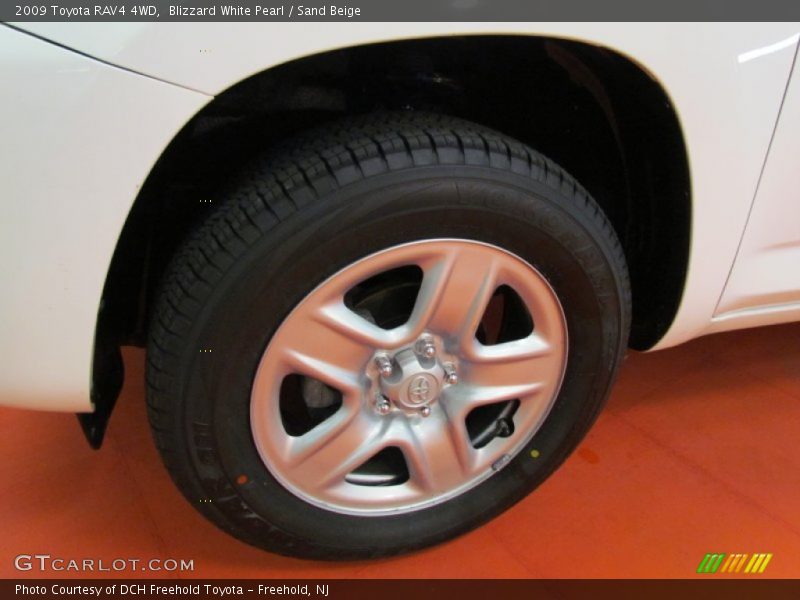 Blizzard White Pearl / Sand Beige 2009 Toyota RAV4 4WD