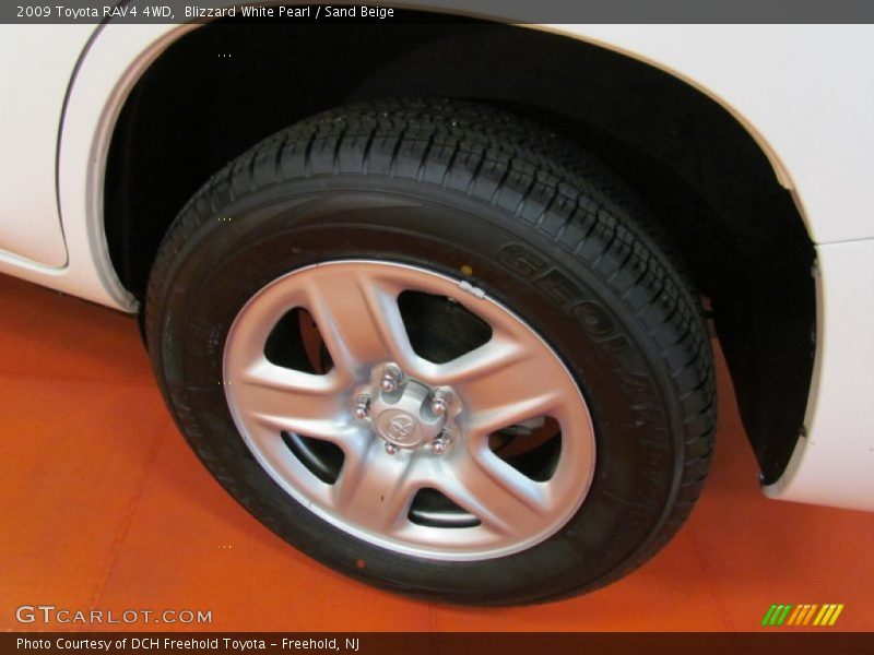 Blizzard White Pearl / Sand Beige 2009 Toyota RAV4 4WD