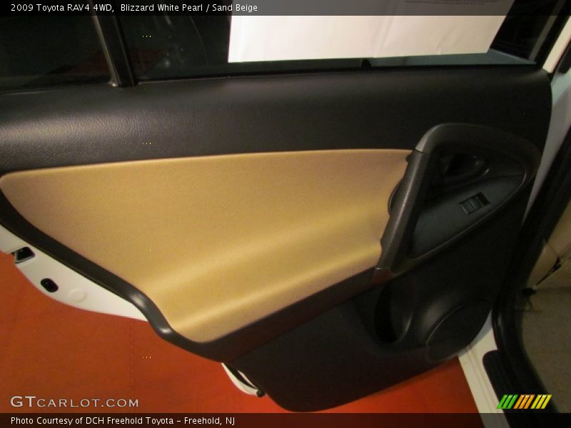 Blizzard White Pearl / Sand Beige 2009 Toyota RAV4 4WD