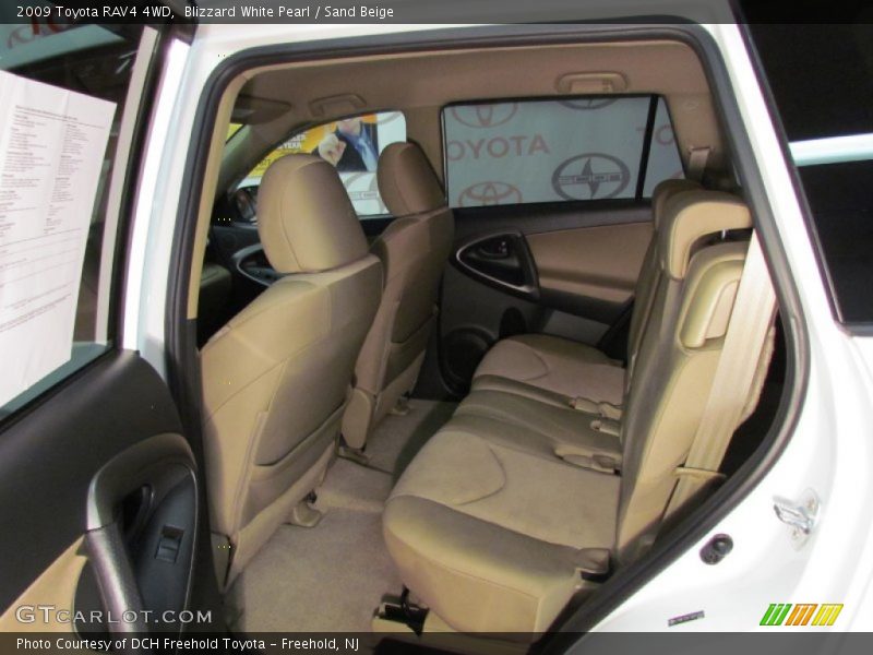 Blizzard White Pearl / Sand Beige 2009 Toyota RAV4 4WD