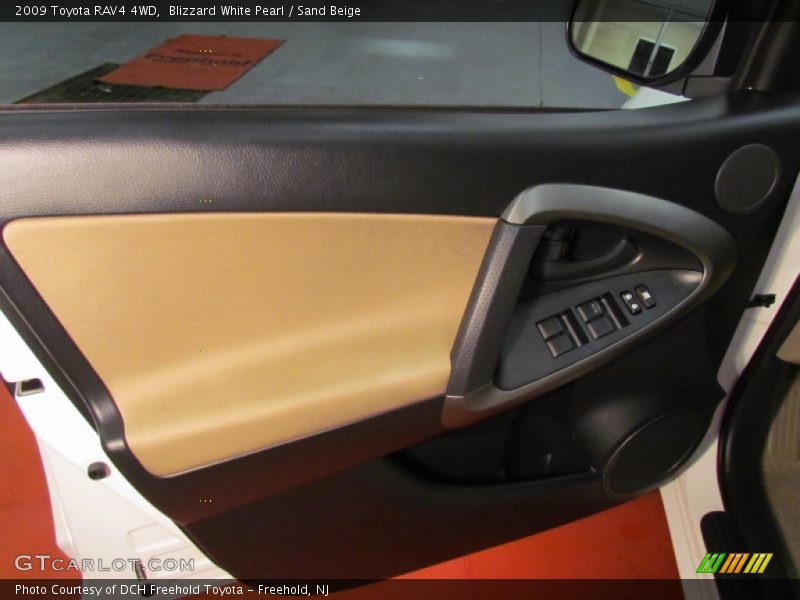 Blizzard White Pearl / Sand Beige 2009 Toyota RAV4 4WD