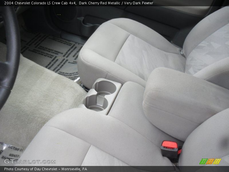 Dark Cherry Red Metallic / Very Dark Pewter 2004 Chevrolet Colorado LS Crew Cab 4x4