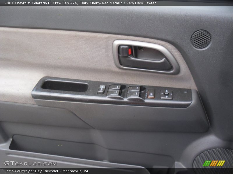 Dark Cherry Red Metallic / Very Dark Pewter 2004 Chevrolet Colorado LS Crew Cab 4x4