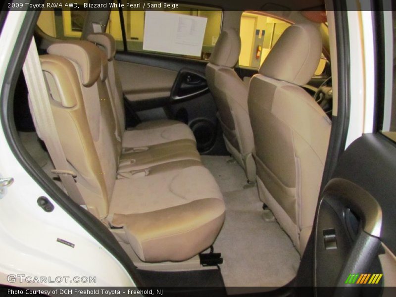 Blizzard White Pearl / Sand Beige 2009 Toyota RAV4 4WD