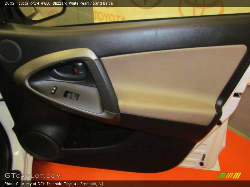 Blizzard White Pearl / Sand Beige 2009 Toyota RAV4 4WD