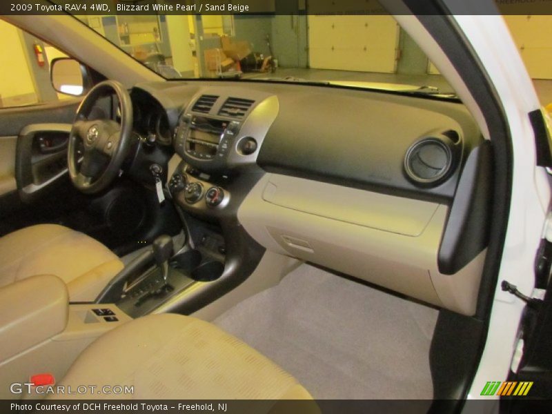 Blizzard White Pearl / Sand Beige 2009 Toyota RAV4 4WD