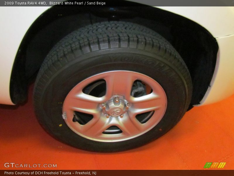 Blizzard White Pearl / Sand Beige 2009 Toyota RAV4 4WD