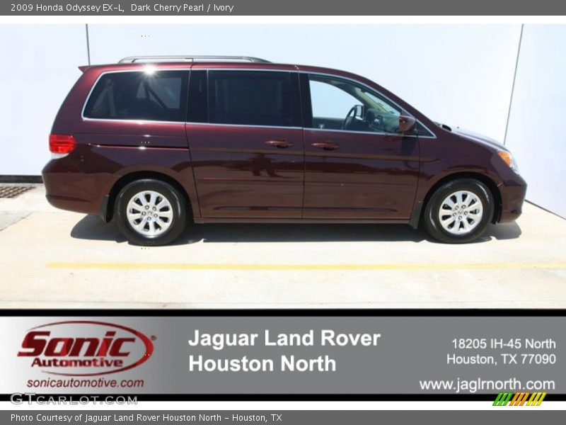 Dark Cherry Pearl / Ivory 2009 Honda Odyssey EX-L
