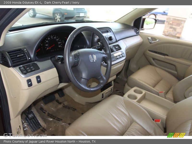 Dark Cherry Pearl / Ivory 2009 Honda Odyssey EX-L