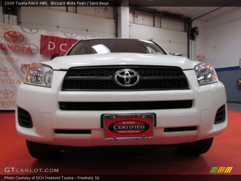 Blizzard White Pearl / Sand Beige 2009 Toyota RAV4 4WD