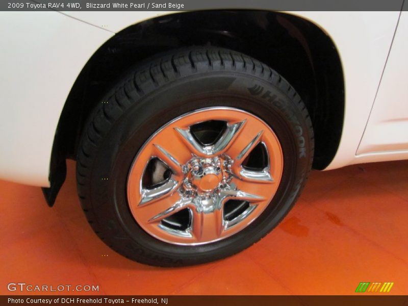 Blizzard White Pearl / Sand Beige 2009 Toyota RAV4 4WD