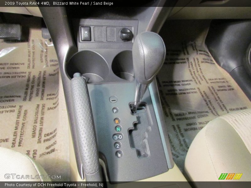 Blizzard White Pearl / Sand Beige 2009 Toyota RAV4 4WD