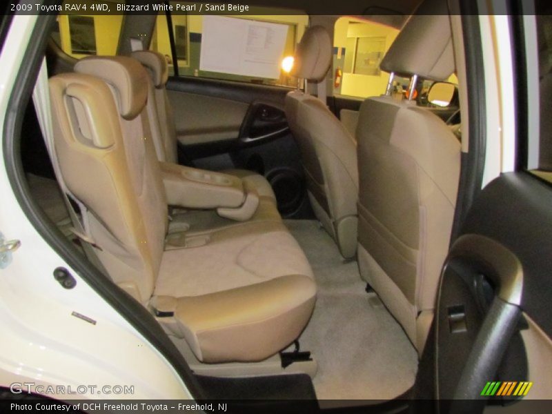 Blizzard White Pearl / Sand Beige 2009 Toyota RAV4 4WD