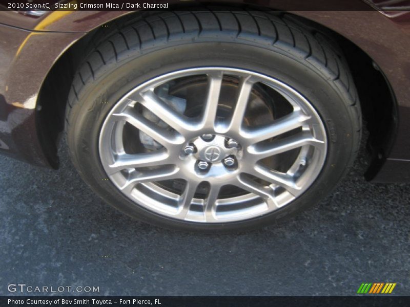 Sizzling Crimson Mica / Dark Charcoal 2010 Scion tC