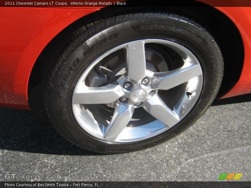 Inferno Orange Metallic / Black 2011 Chevrolet Camaro LT Coupe