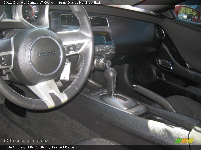 Inferno Orange Metallic / Black 2011 Chevrolet Camaro LT Coupe