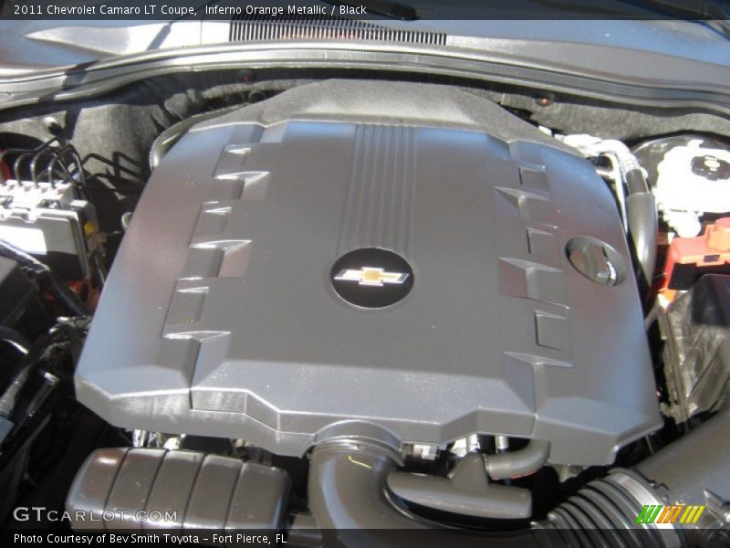 Inferno Orange Metallic / Black 2011 Chevrolet Camaro LT Coupe