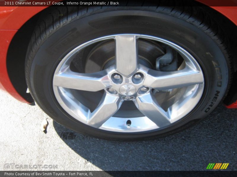 Inferno Orange Metallic / Black 2011 Chevrolet Camaro LT Coupe