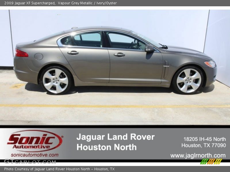 Vapour Grey Metallic / Ivory/Oyster 2009 Jaguar XF Supercharged