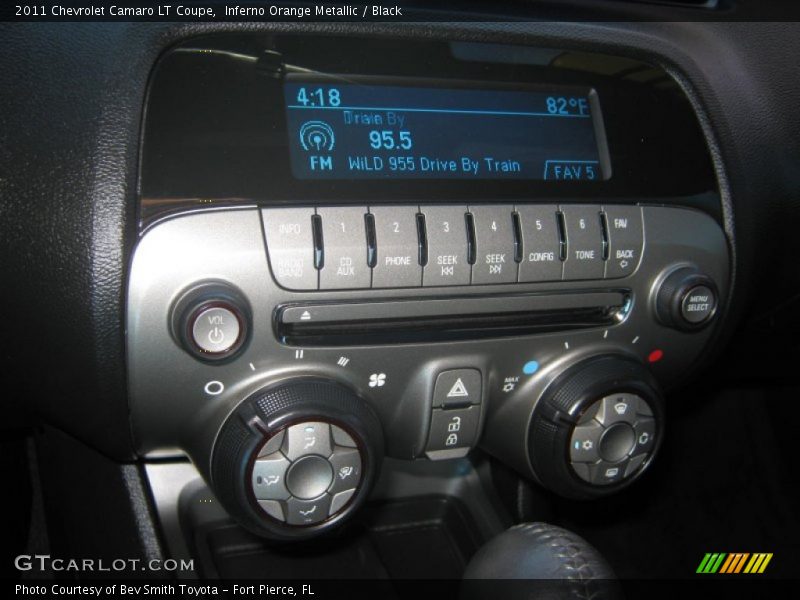 Inferno Orange Metallic / Black 2011 Chevrolet Camaro LT Coupe
