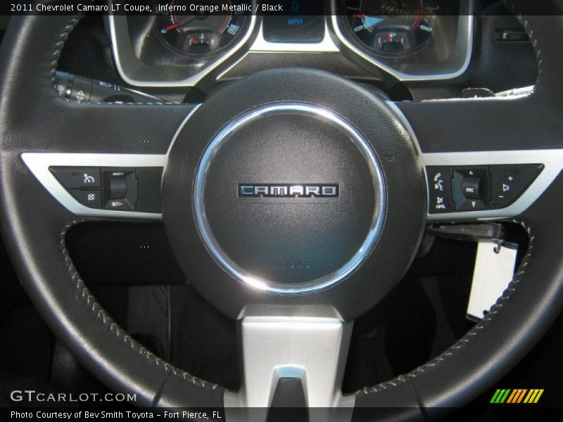 Inferno Orange Metallic / Black 2011 Chevrolet Camaro LT Coupe