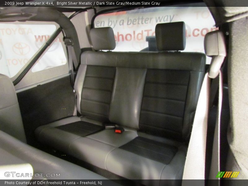 Bright Silver Metallic / Dark Slate Gray/Medium Slate Gray 2009 Jeep Wrangler X 4x4