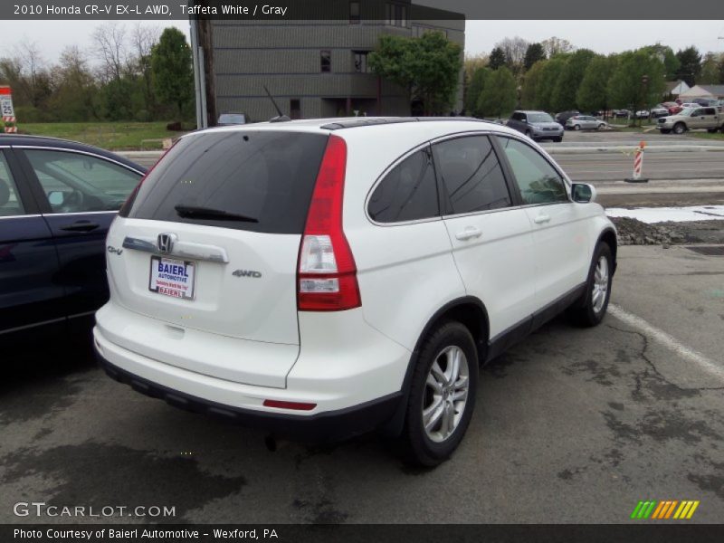 Taffeta White / Gray 2010 Honda CR-V EX-L AWD
