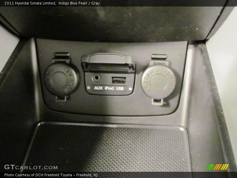 Indigo Blue Pearl / Gray 2011 Hyundai Sonata Limited