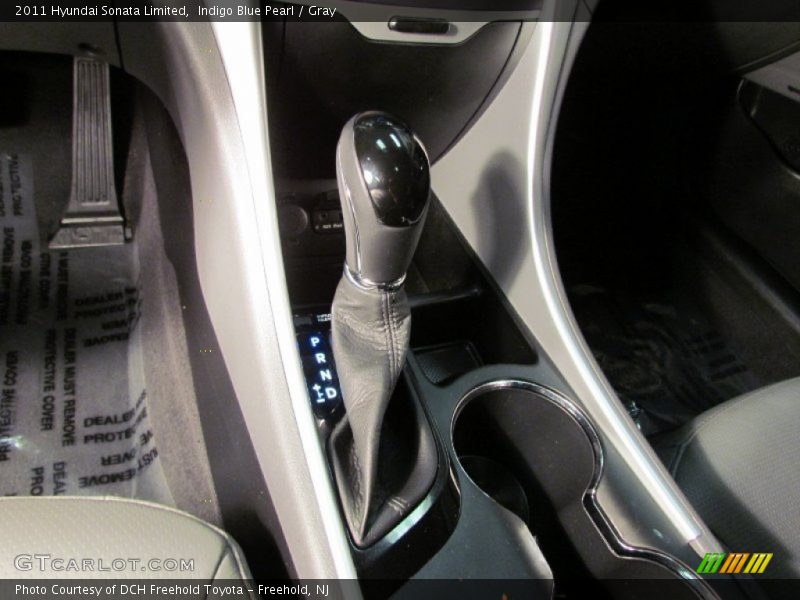 Indigo Blue Pearl / Gray 2011 Hyundai Sonata Limited