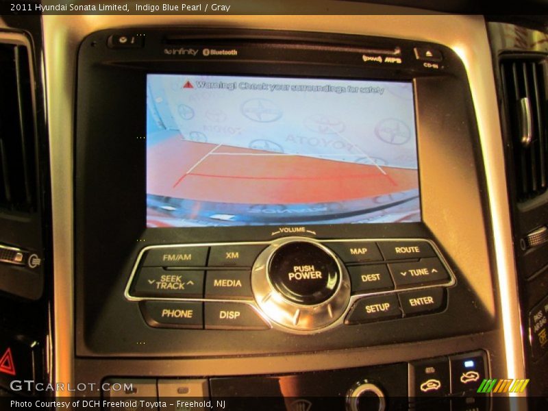 Indigo Blue Pearl / Gray 2011 Hyundai Sonata Limited